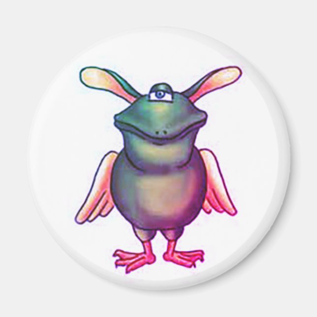 Imán Komisches Monster für Halloween (Frente)