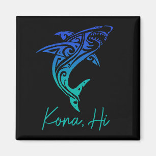 Imán Kona Hawái Tiburón Buceo Pesca Surf Surfista Ha