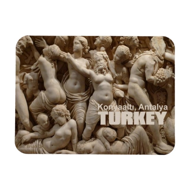 Imán Konyaaltı, Antalya Turkey Fridge Magnet (Horizontal)