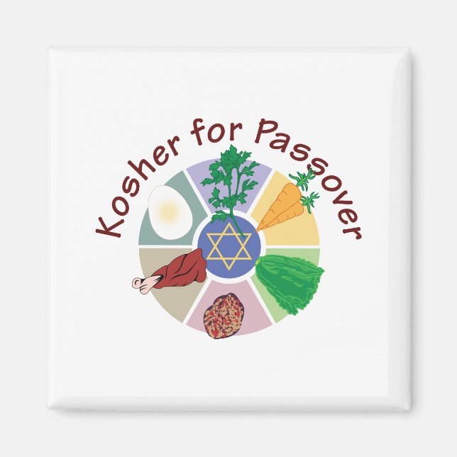 Imán Kosher Por Pascua (Frente)