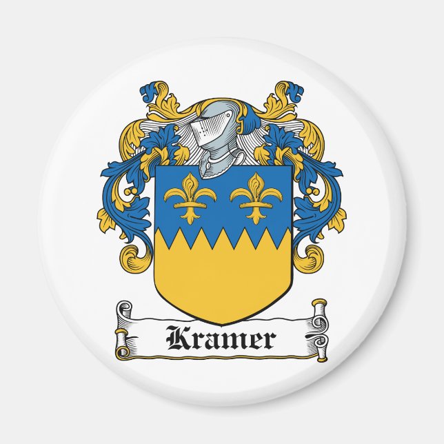 Imán Kramer Family Crest (Frente)