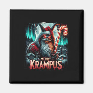 Imán Krampus Dark Merry Krampus Navidades míticos