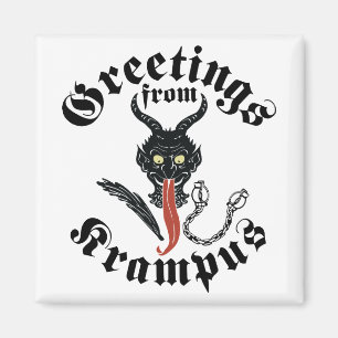 Imán Krampus Greetings