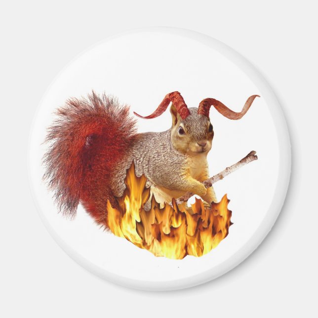 Imán Krampus Squirrel Magnet (Frente)