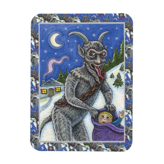 IMÁN KRAMPUS Y NIÑOS PEQUEÑOS, HISTORIA DE NAVIDADES AS (Vertical)