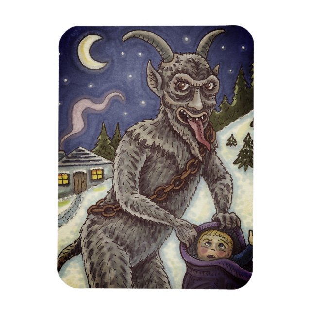 IMÁN KRAMPUS Y NIÑOS PEQUEÑOS, HISTORIA DE NAVIDADES AS (Vertical)