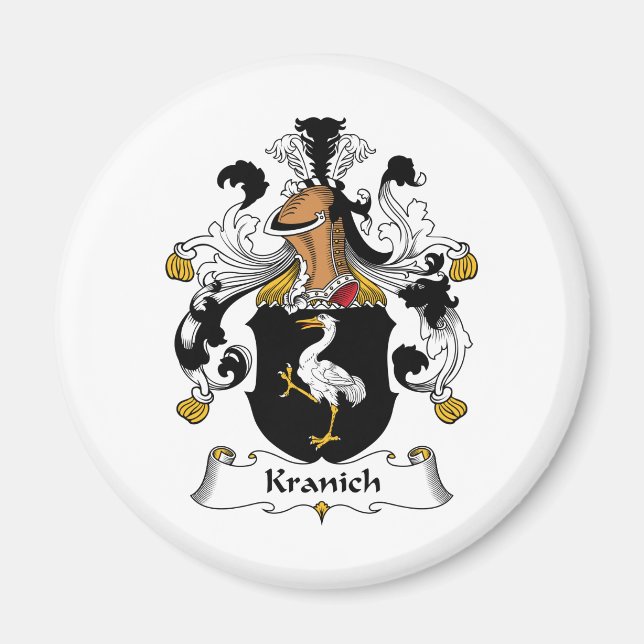 Imán Kranich Family Crest (Frente)