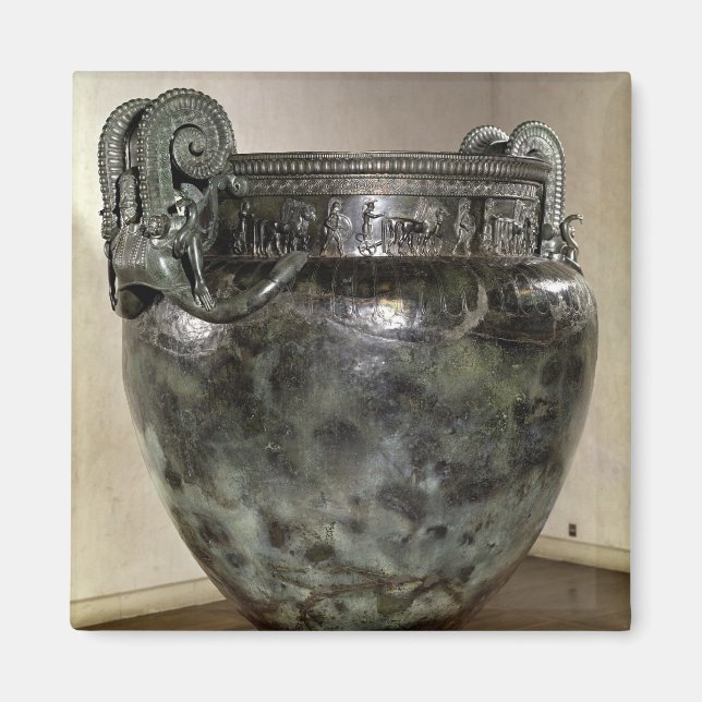 Imán Krater, desde la tumba de una princesa de Vix (Frente)