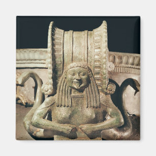 Imán Krater, detalle de la manija