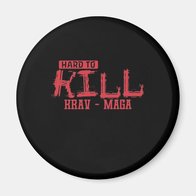 Imán Krav Maga difícil de matar (Frente)