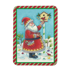 IMÁN KRIS KRINGLE Y NAVIDADES REDBIRDS CARDINAL MAGNET