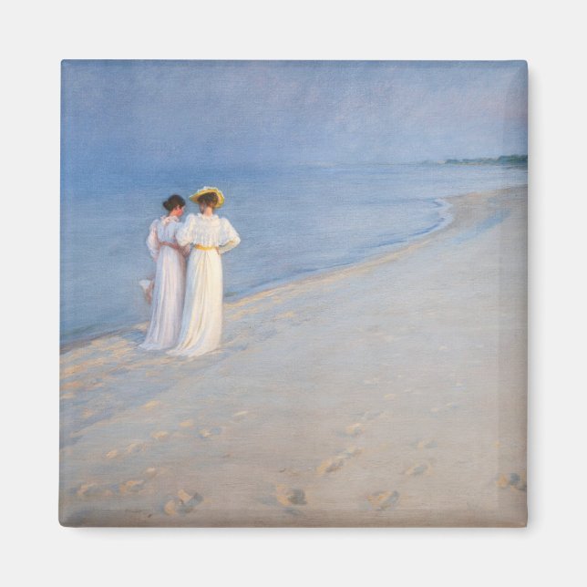 Imán Kroyer - Noche de verano en la playa de Skagen (Frente)