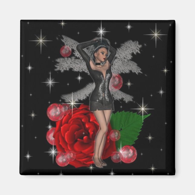Imán KRW Elegant Rosa Faery (Frente)