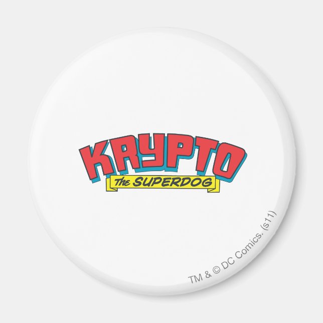 Imán Krypto el superperro (Frente)