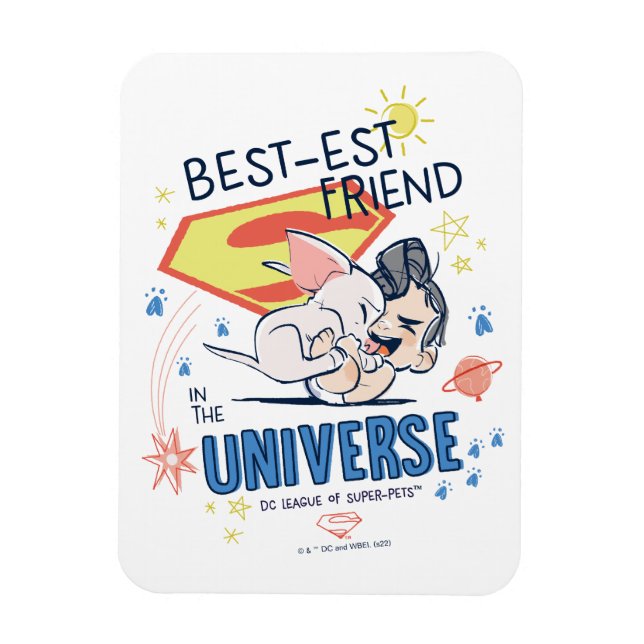 Imán Krypto y Superman: Mejor Amigo del Universo (Vertical)