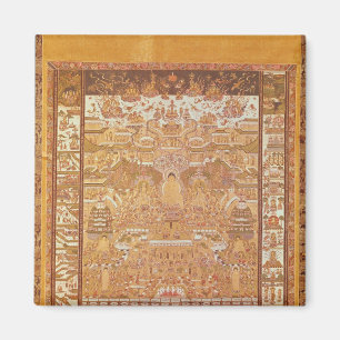 Imán Kshitigarbha, juez del infierno, de Dunhuang