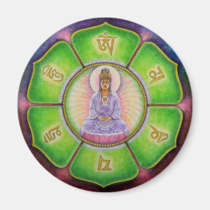 Imán Kuan Yin "Om Mani Padme Hum" Magnet
