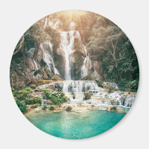 Imán Kuang Si el Falls Luang Prabang