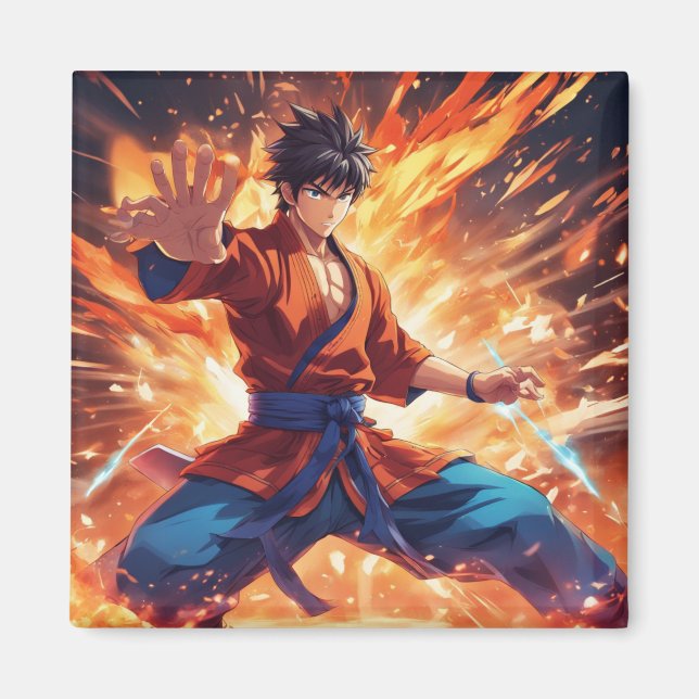 Imán Kung Fu Fighter 1 (Frente)