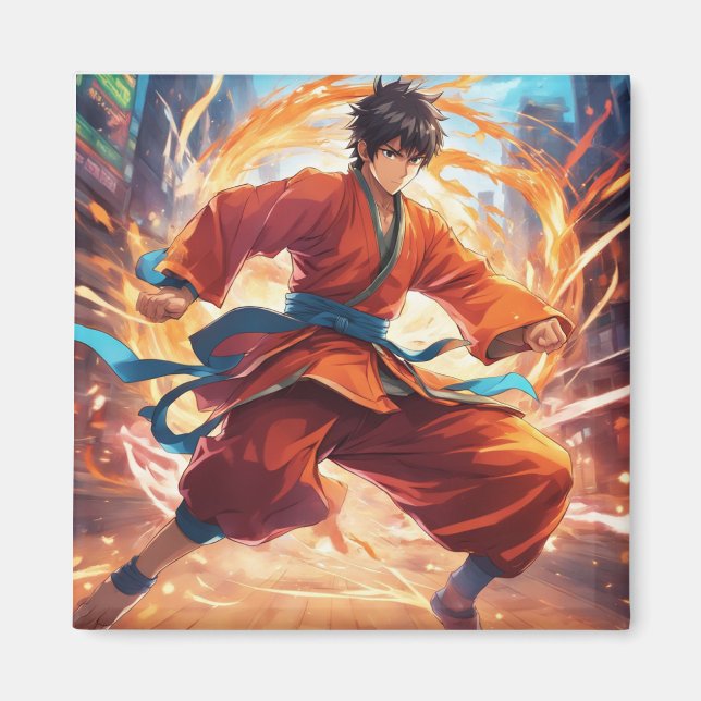 Imán Kung Fu Fighter 2 (Frente)