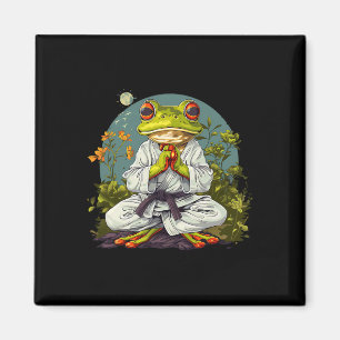 Imán Kung Fu Frog Nature Taekwondo Kickboxing Frog Mart