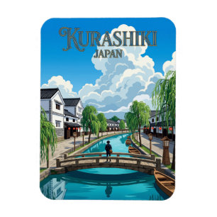Imán Kurashiki Bikan Barrio Histórico Japón