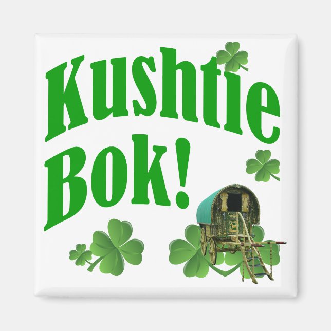 Imán ¡Kushtie bok! (Frente)
