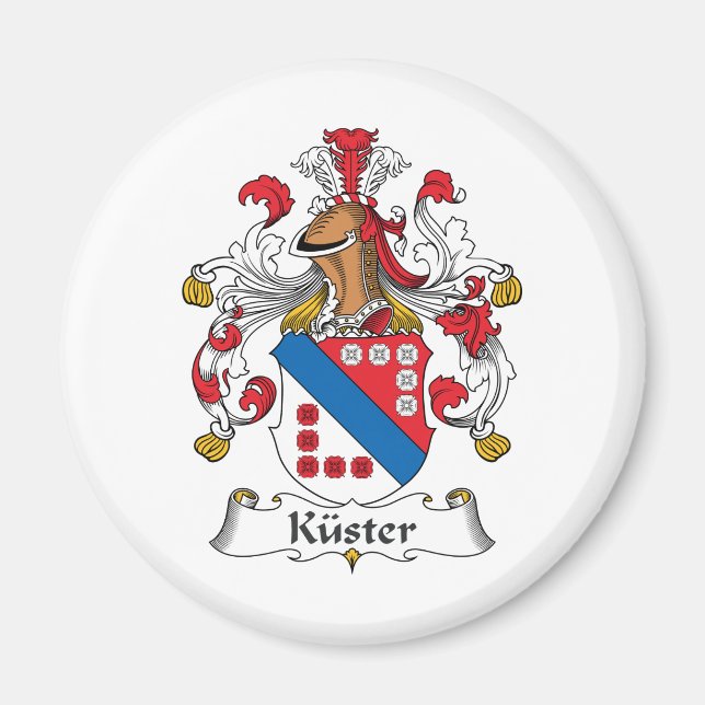 Imán Kuster Family Crest (Frente)