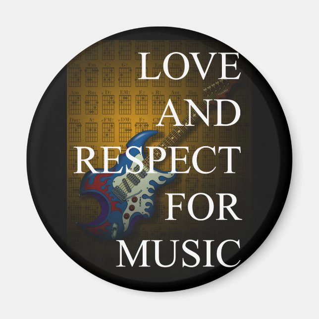 Imán KuuMa Guitar Love 02 (Frente)