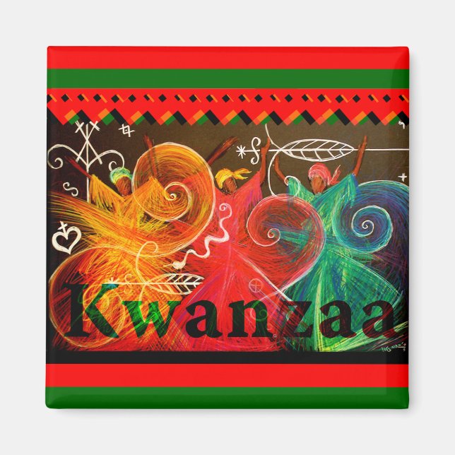 Imán Kwanzaa - Diseños (Frente)