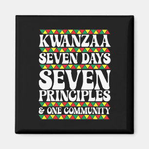Imán Kwanzaa Siete días Siete principios Una comunidad