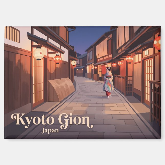 Imán Kyoto Gion Japón (Anverso)