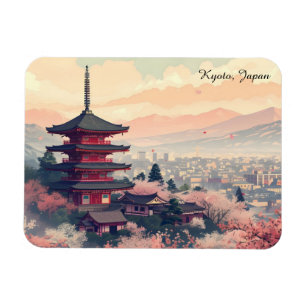 Imán Kyoto Japón Flor de Cerezo Templo Arte –  Sapura 
