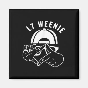 Imán L7 Weenie Baseball Softball Season Appartal