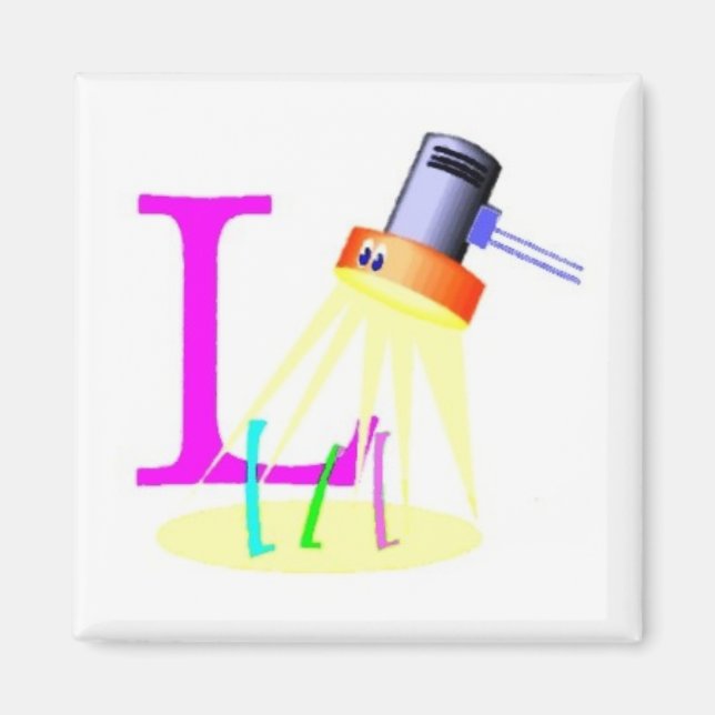 Imán L - Almohadilla (Frente)