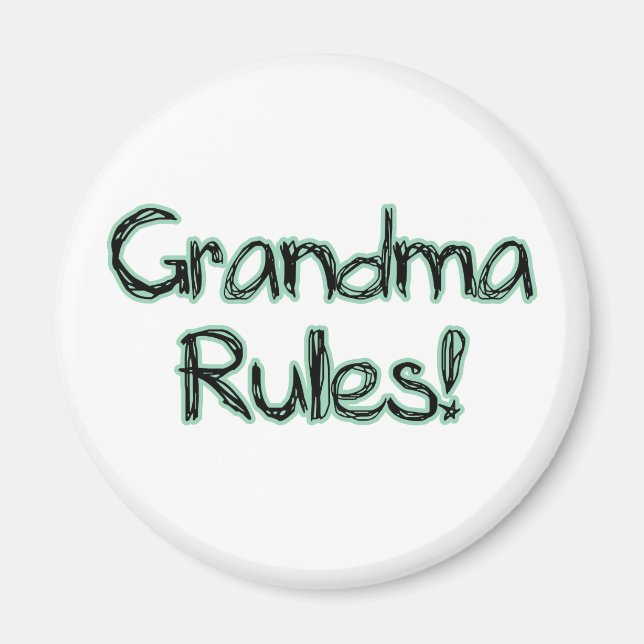 Imán ¡La abuela manda! (Frente)