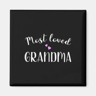 Imán La abuela más amada, corazón lindo