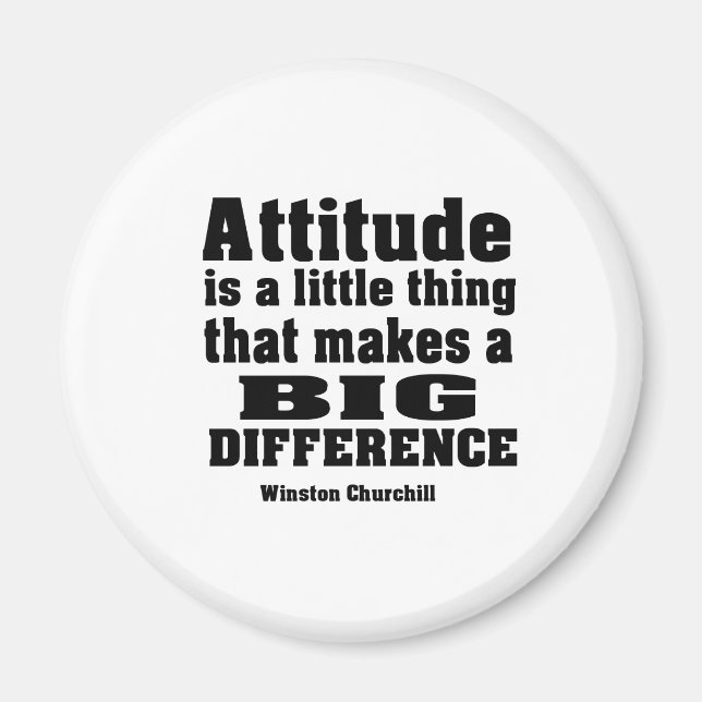 Imán La actitud hace una gran diferencia (Frente)