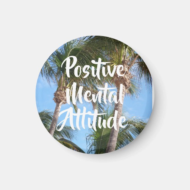 Imán La Actitud Mental Positiva de la Playa de Cita ins (Frente)