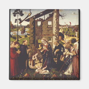 Imán La Adoración de Biagio d'Antonio Arte Medieval
