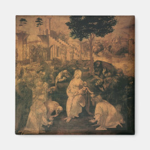 Imán La adoración de los magos de Leonardo da Vinci