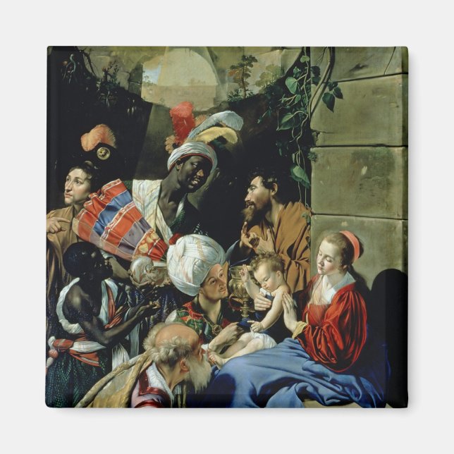 Imán La Adoración de los Reyes, 1612 (Frente)