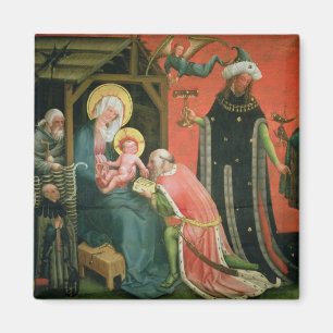 Imán La adoración de unos de los reyes magos (aceite e
