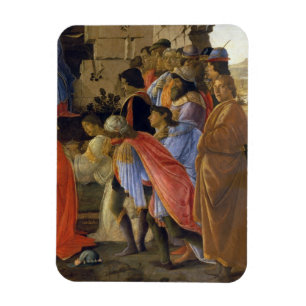 Imán La adoración de unos de los reyes magos, detalle