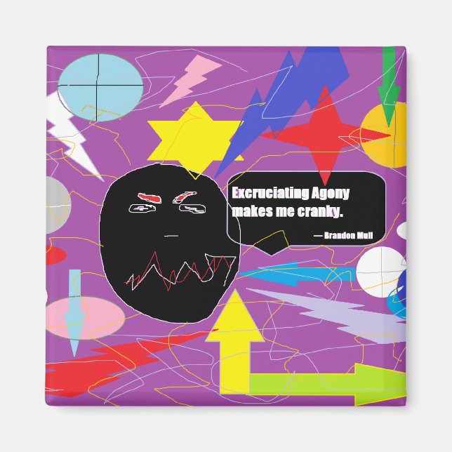 Imán La agonía insoportable me hace indiferente (Frente)