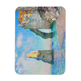 Imán La aguja de roca y la Puerta de Aval Claude Monet