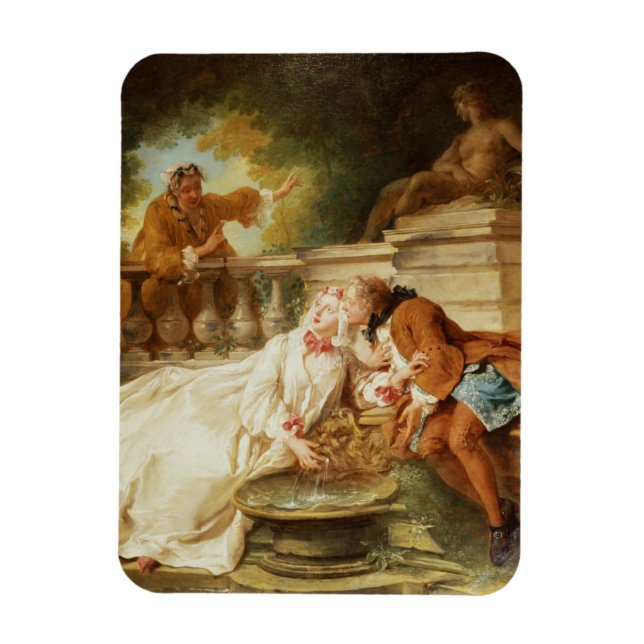 Imán La alarma, 1723 (aceite sobre lienzo) (Vertical)