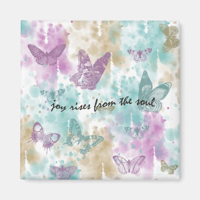 Imán La alegría inspiradora de las citas surge del alma (Frente)