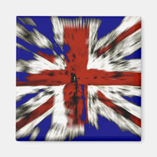 Imán La angustiada Unión Británica Jack