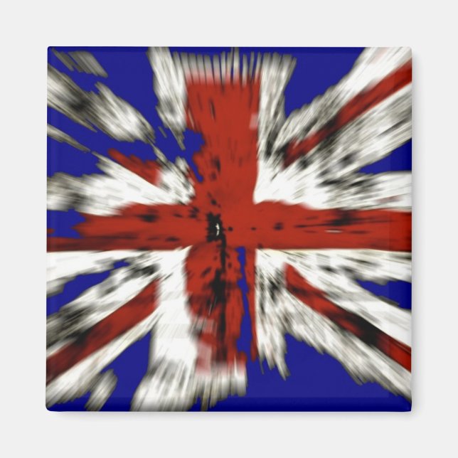 Imán La angustiada Unión Británica Jack (Frente)